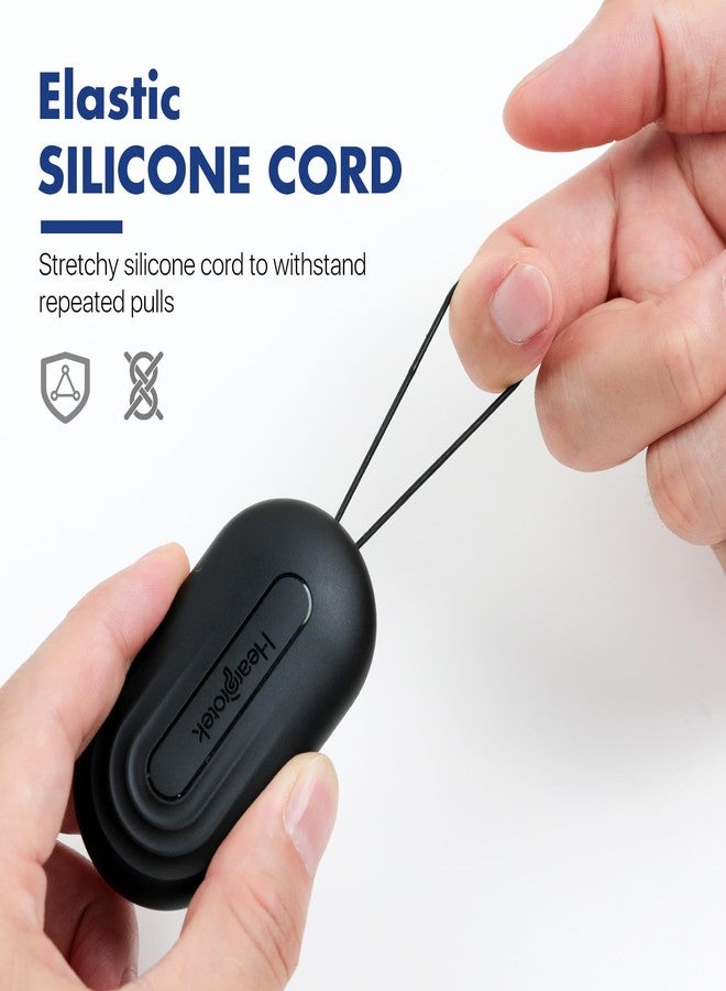 Hearprotek Earplug Cases, Portable Earplug Holder, Mini Storage Case Earbud Plug Organizer Ear Plug Case Durable Small Carrying Case for Travel, Business Trip (Black) - Image 4